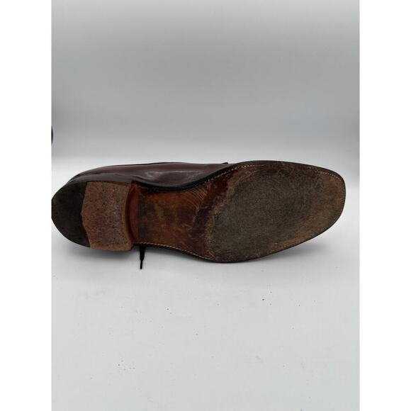Men’s Alan Mcafee 10 Oxfords Dress Wingtip Brown Leather England Shoes main image 5